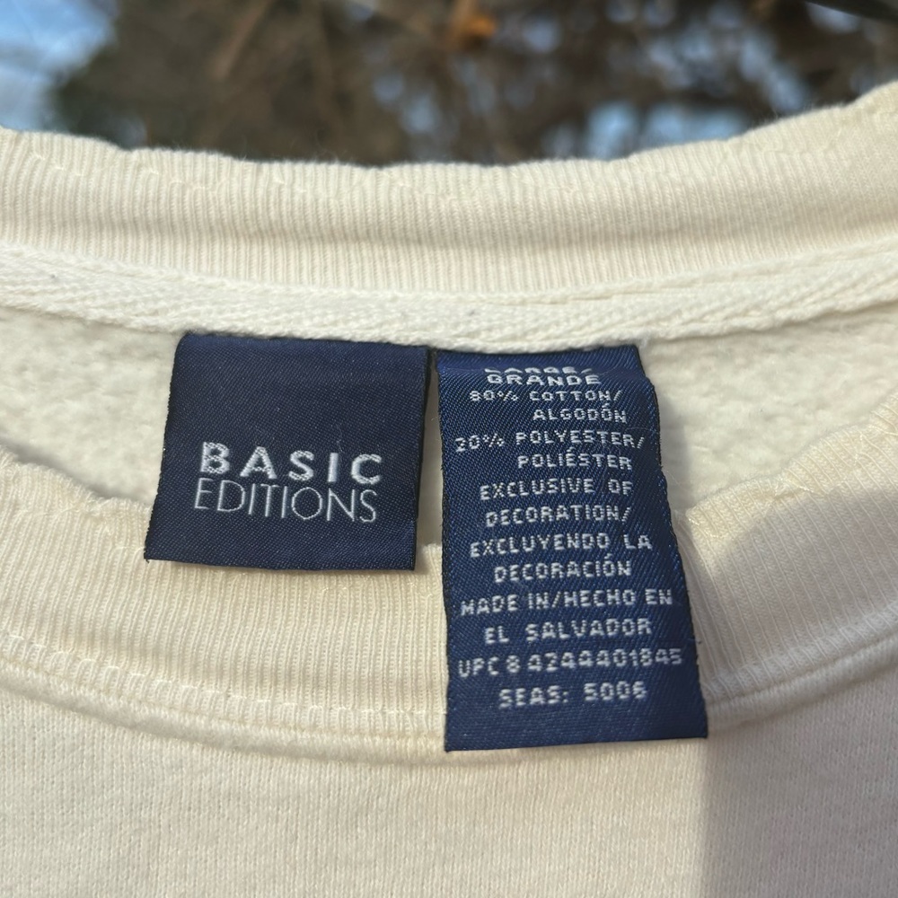 Basic Edition Vintage Crew Neck Fall Christmas Sw… - image 3